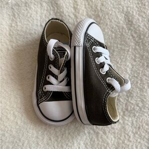 New Converse shoes chuck Taylor all star low top grey olive green classic 5 kids